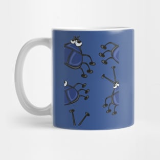 Blue Bugs Mug